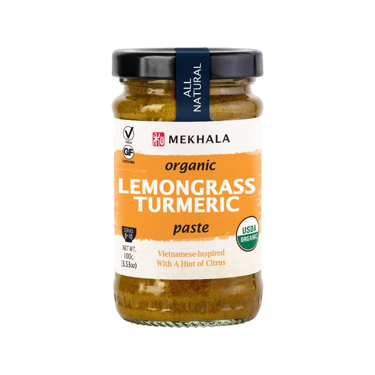 MEKHALA: Paste Lemongrass Turmeric, 3.53 oz - #tag1# - #tag2#