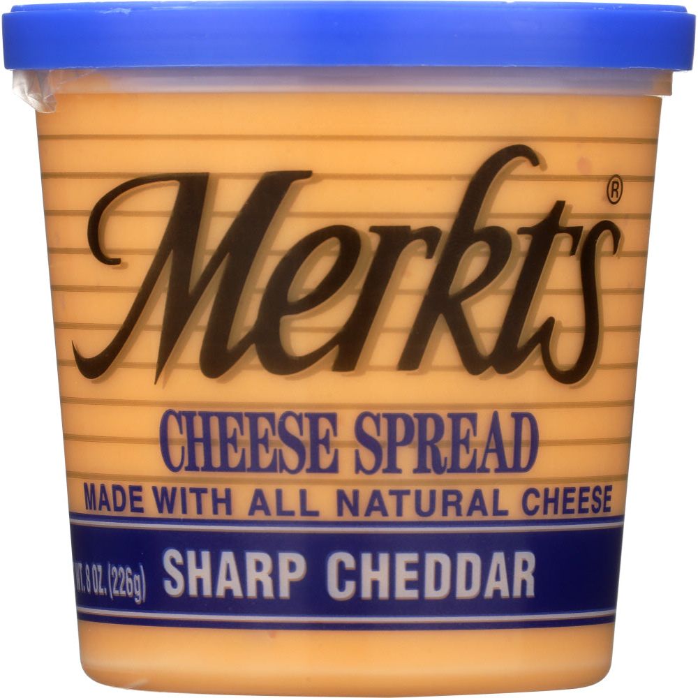 MERKTS CHEESE: Sharp Cheddar Cheese Spread, 8 oz - #tag1# - #tag2#
