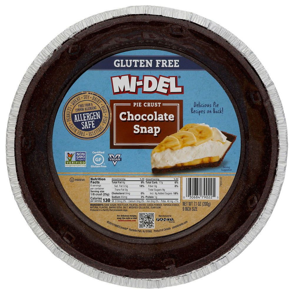 MI-DEL: Chocolate Snap Pie Crust, 7.1 oz - Sunshine Co Op. - #tag1# - #tag2# - #tag3# - #tag4#