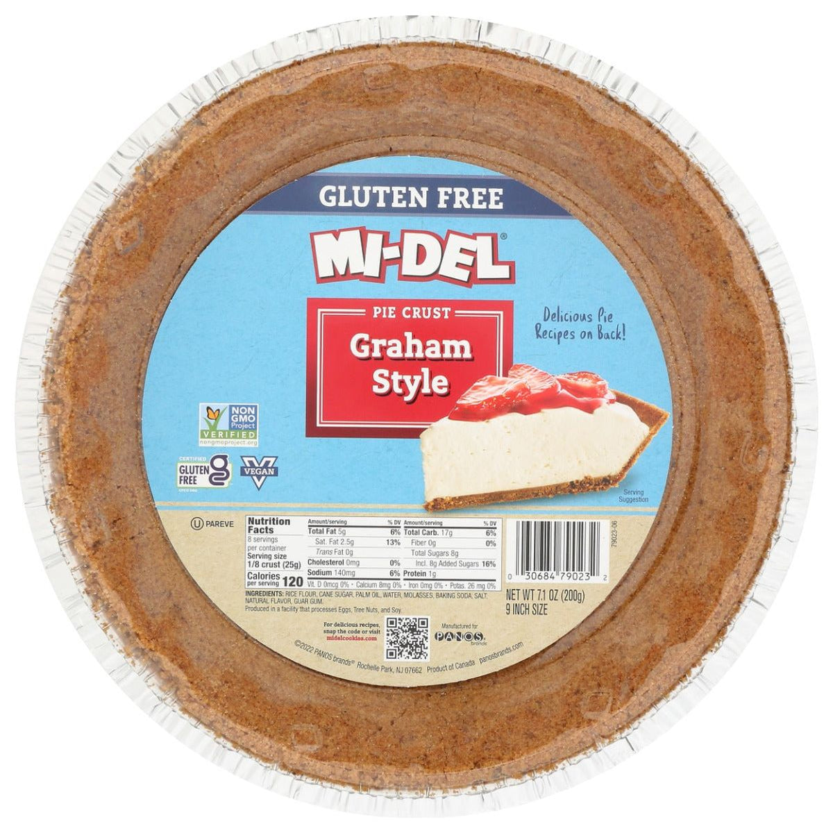 MI-DEL: Pie Crust Graham Style, 7.1 oz - #tag1# - #tag2#