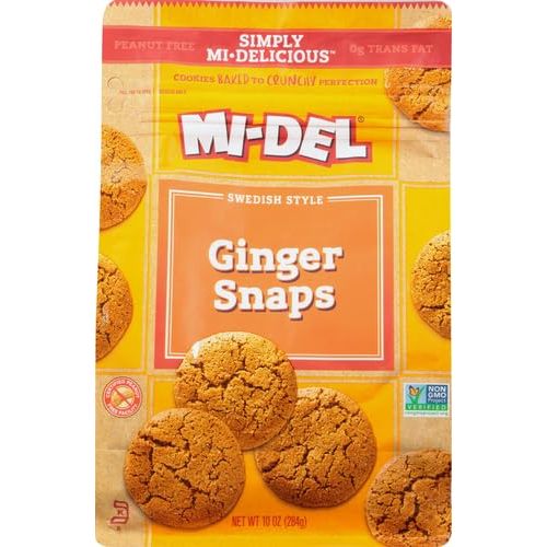 MIDEL: Simply Mi Delicious Ginger Snaps, 10 oz - #tag1# - #tag2#