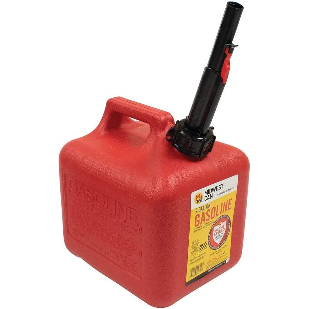 MIDWEST CAN: Can Gas 2Gal Carb Spout, 2 ga - #tag1# - #tag2#