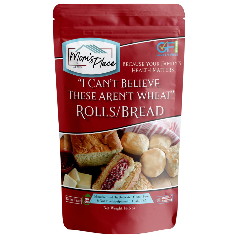 MOMS PLACE: Wheat Rolls Bread Mix, 14.6 oz - #tag1# - #tag2#