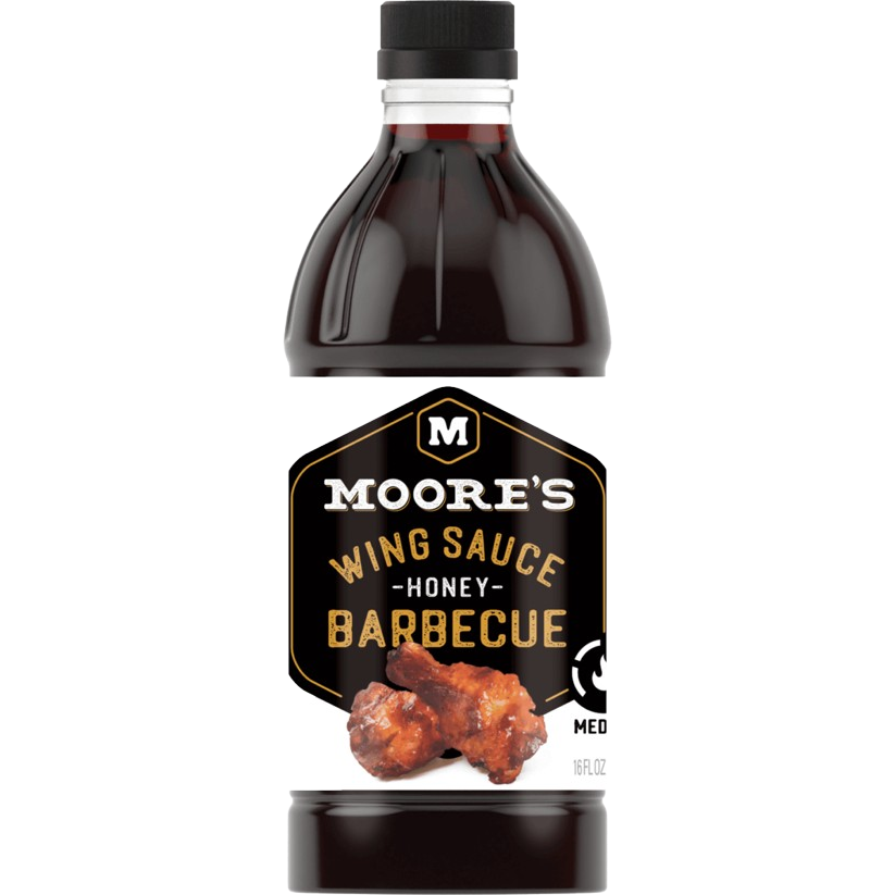 MOORE: Honey BBQ Wing Sauce, 16 oz - Sunshine Co Op. - #tag1# - #tag2# - #tag3# - #tag4#