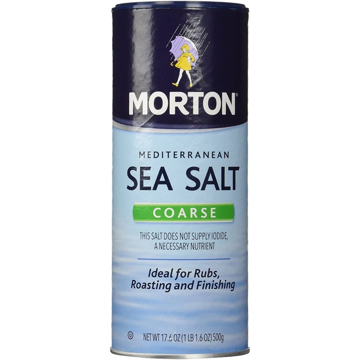 MORTONS: Coarse Sea Salt, 17.6 oz - #tag1# - #tag2#