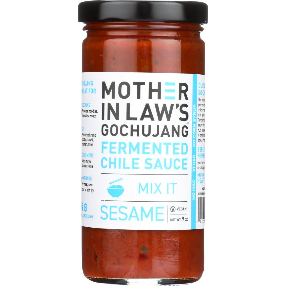 MOTHER IN LAW: Sesame Gochujang Fermented Chile Sauce, 9 oz - #tag1# - #tag2#