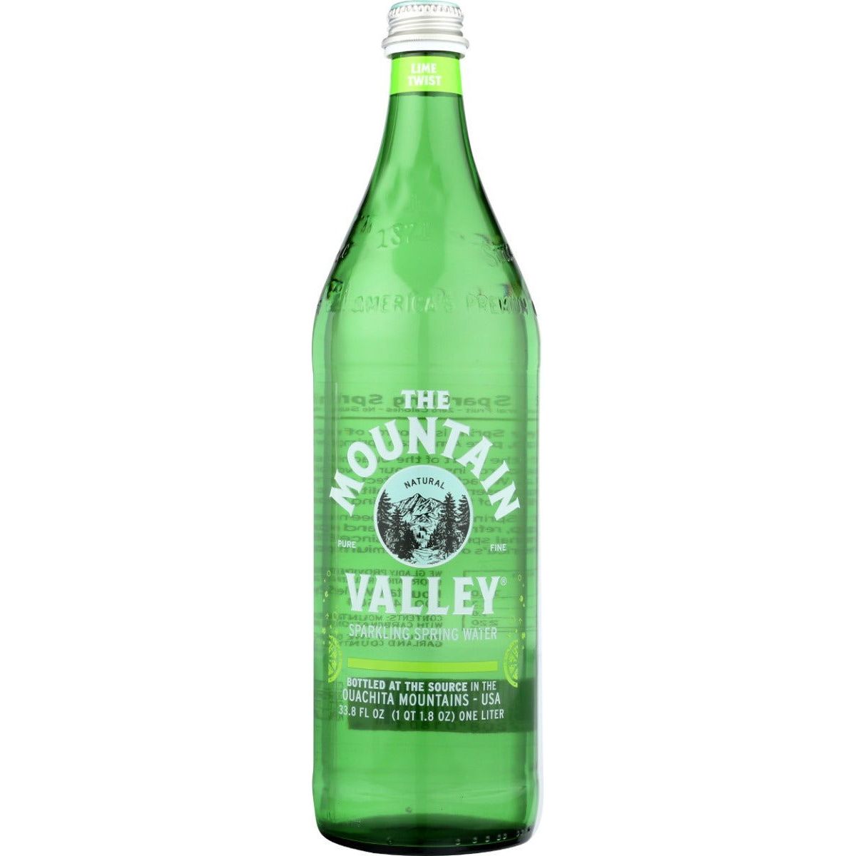 MOUNTAIN VALLEY: Water Sparkle Lime, 1 lt - Sunshine Co Op. - #tag1# - #tag2# - #tag3# - #tag4#
