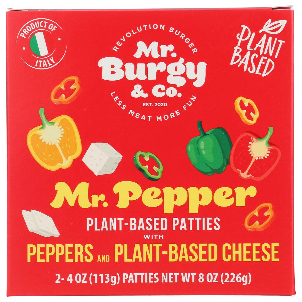 MR. BURGY & CO,Patties Pepper Plnt Bsd, 8 oz - #tag1# - #tag2#