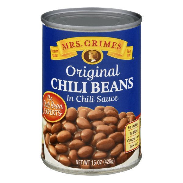 MRS GRIMES: Original Chili Beans, 15 oz - #tag1# - #tag2#