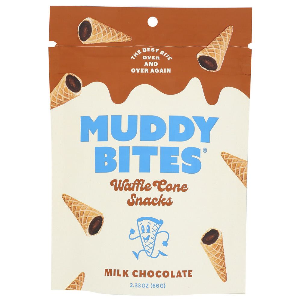 MUDDY BITES: Snck Wflcn Milk Chocolate, 2.33 OZ - #tag1# - #tag2#