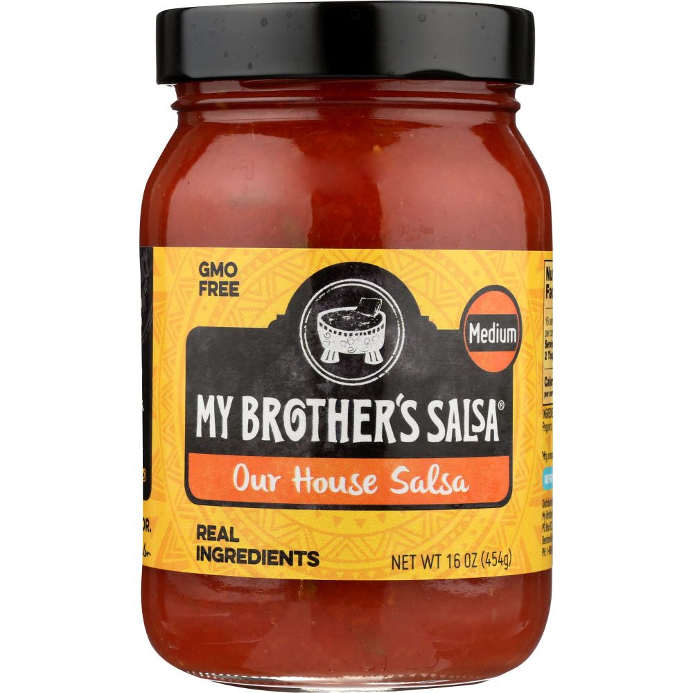MY BROTHERS SALSA: Our House Salsa Medium, 16 oz - #tag1# - #tag2#
