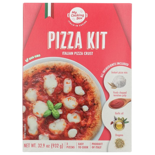 MY COOKING BOX: Pizza Kit Italian Pizza Crust, 32.9 oz - #tag1# - #tag2#