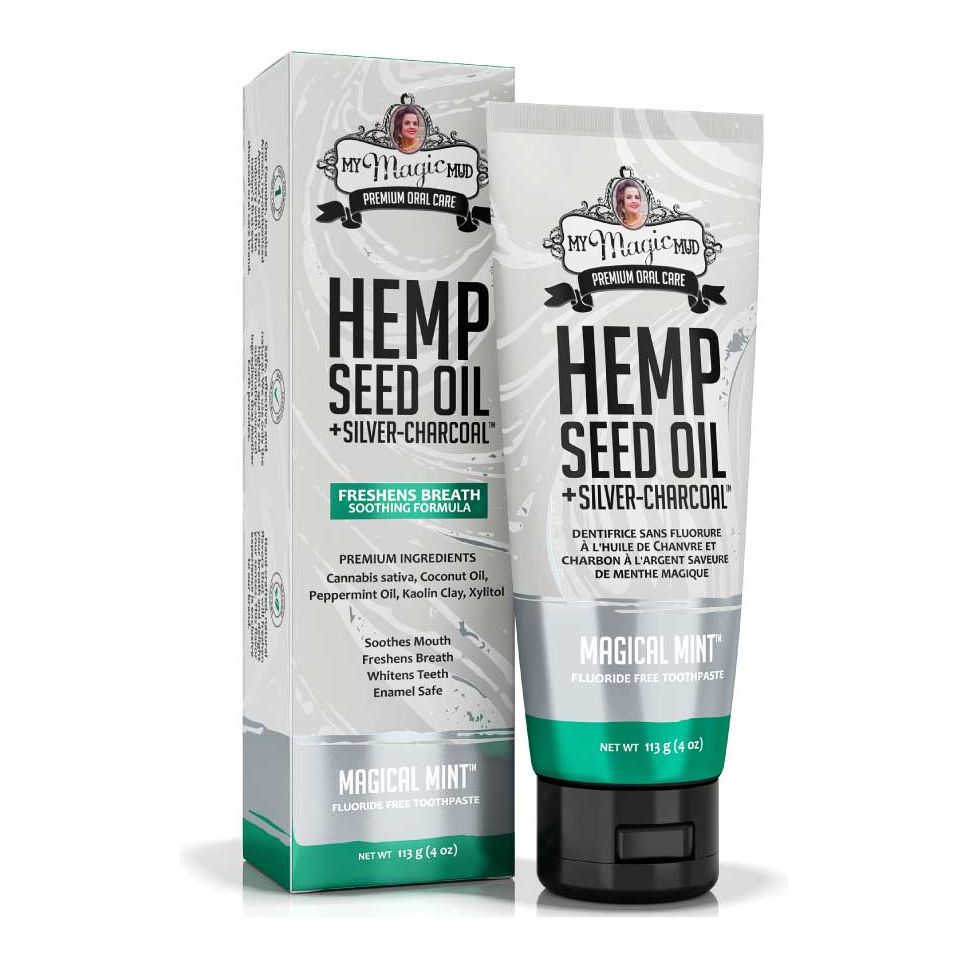 MY MAGIC MUD: Toothpst Mgcl Mnt Hemp Ol, 4 oz - #tag1# - #tag2#