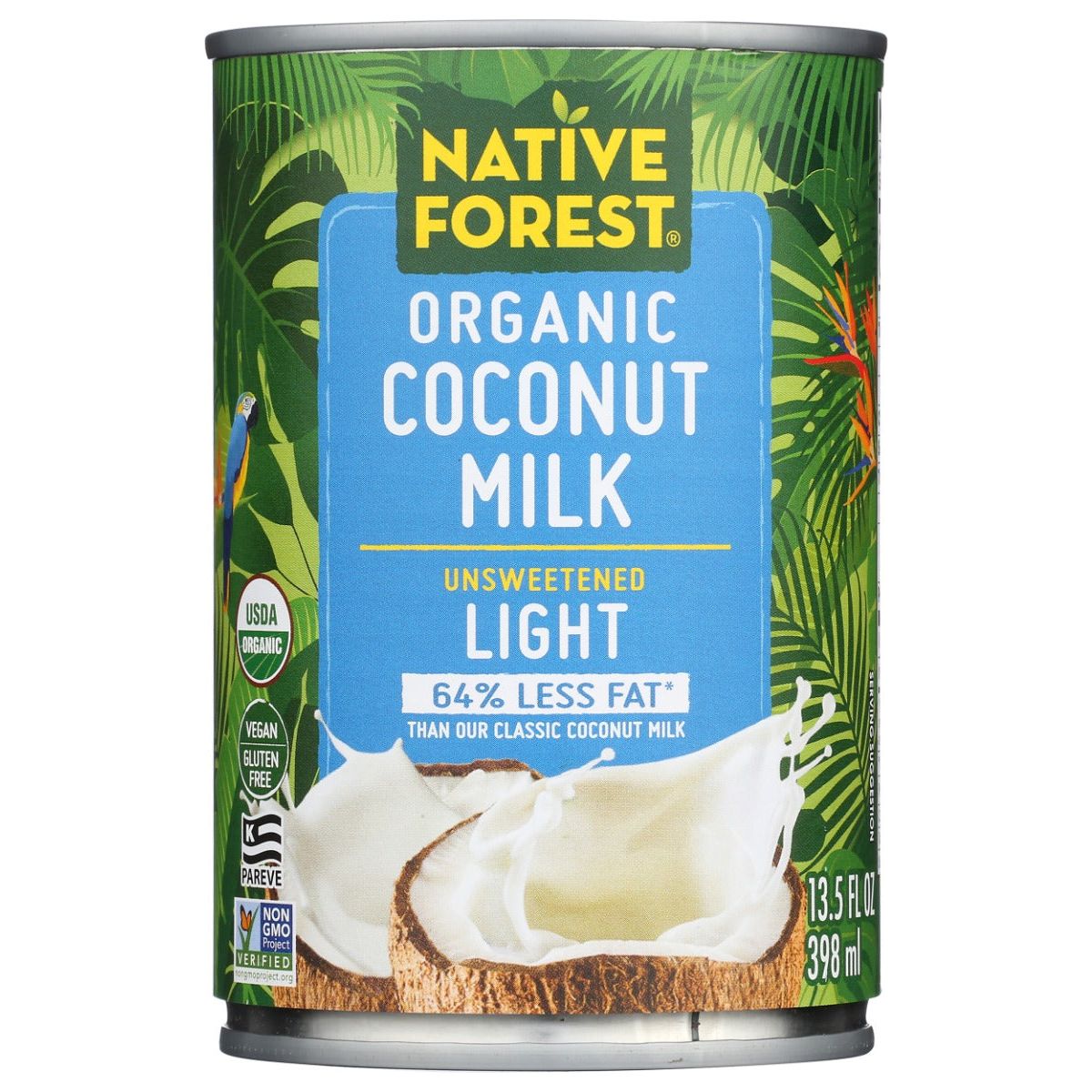 NATIVE FOREST: Organic Unsweetened Light Coconut Milk, 13.5 fo - #tag1# - #tag2#