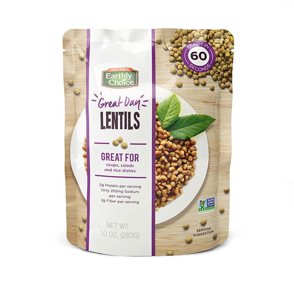 NATURES EARTHLY CHOICE: Lentils Grain Mwv, 10 oz - #tag1# - #tag2#