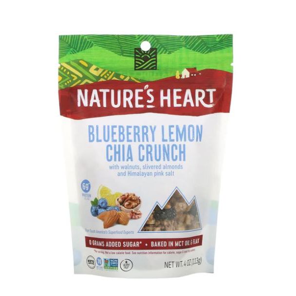 NATURES HEART: Blueberry Lemon Chia Crunch, 4 oz - #tag1# - #tag2#