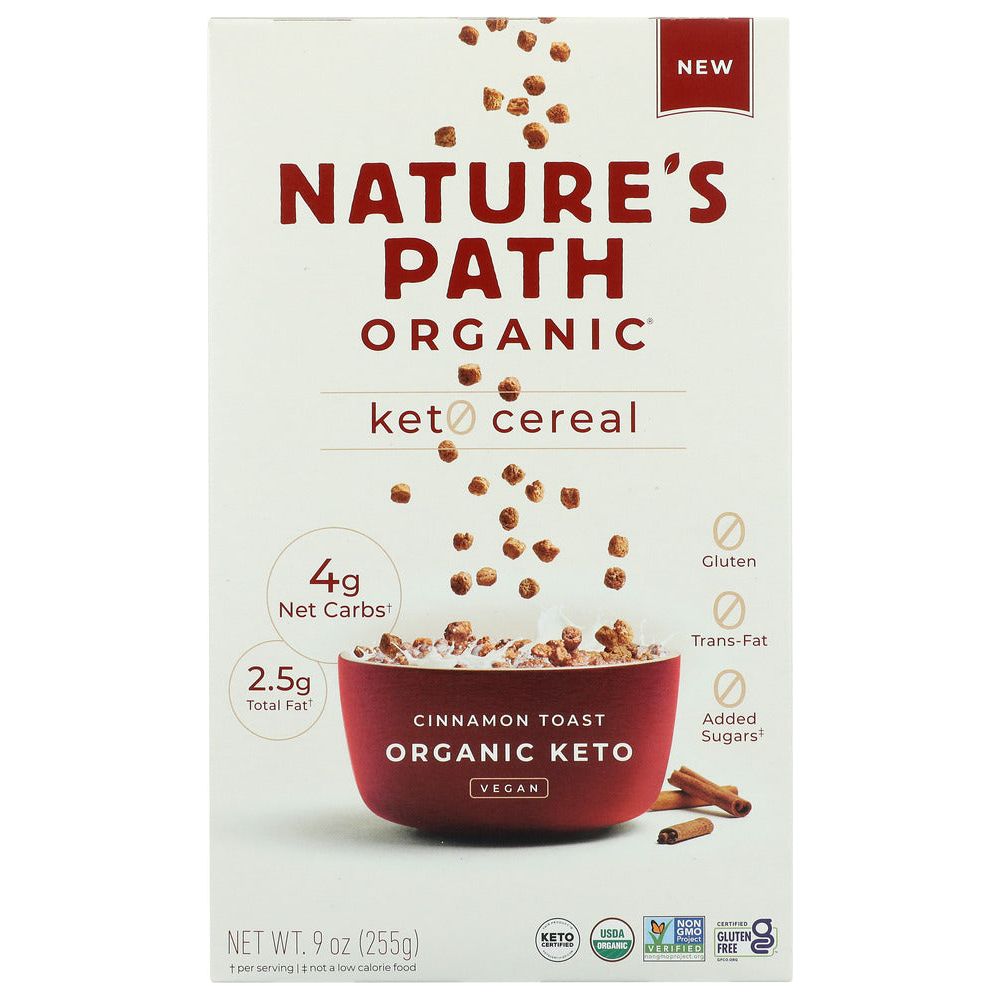 NATURES PATH: Cinnamon Toast Keto Cereal, 9 oz - #tag1# - #tag2#