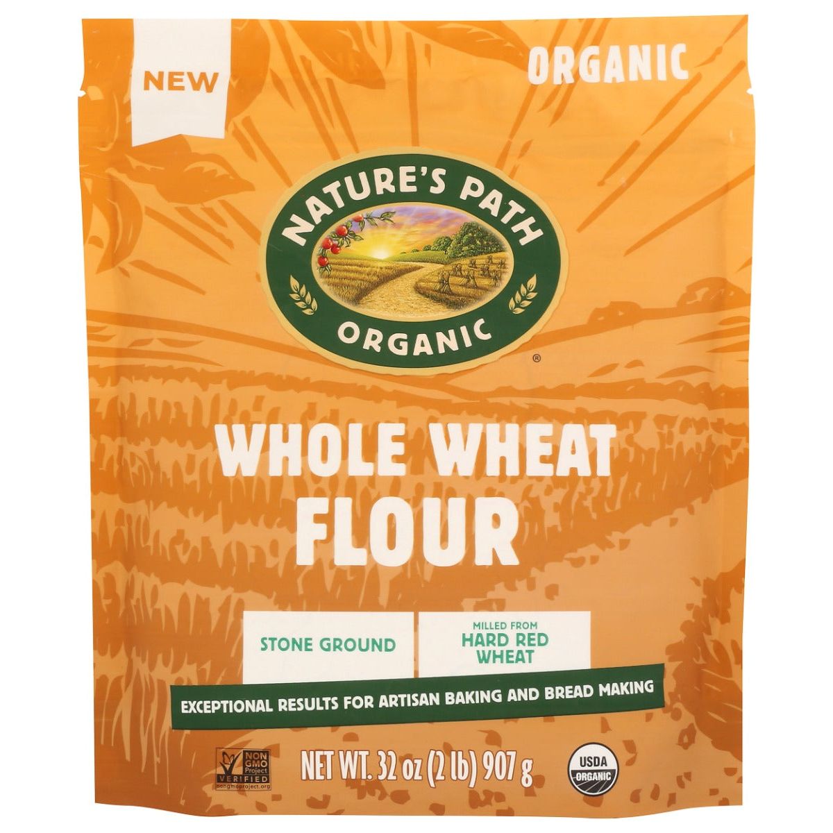 NATURES PATH: Flour Whole Wheat Organic, 32 oz - #tag1# - #tag2#