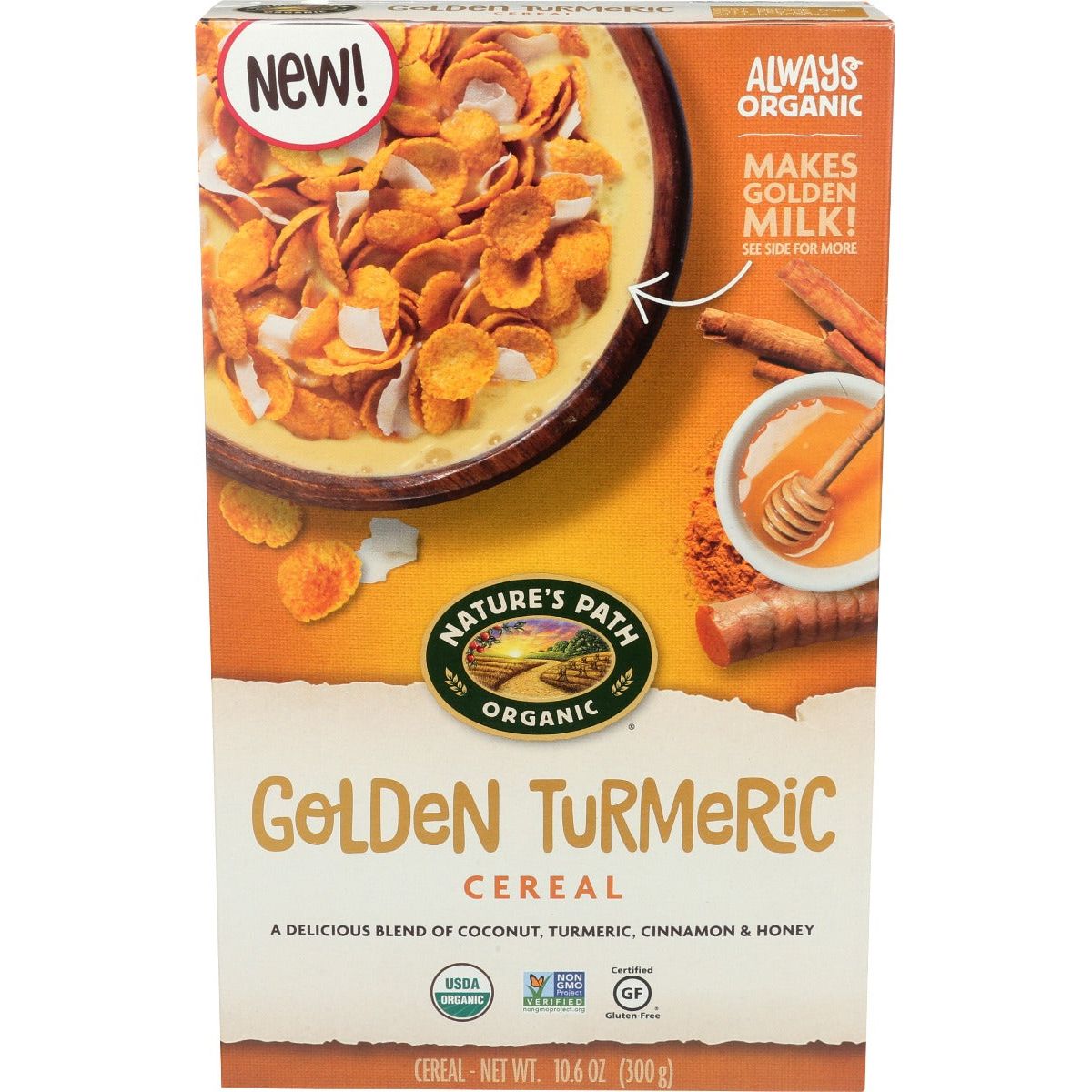 NATURES PATH: Golden Turmeric Cereal, 10.6 oz - #tag1# - #tag2#