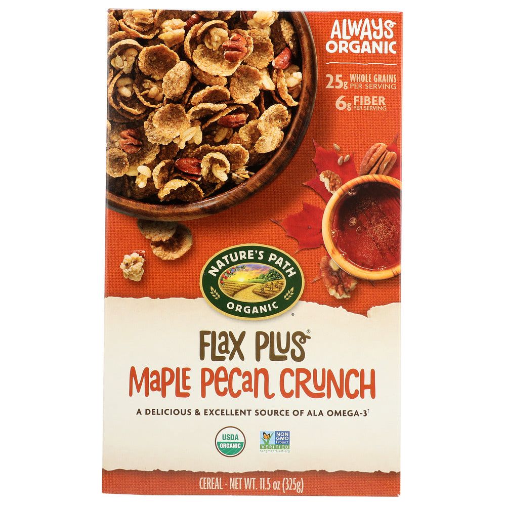 NATURES PATH: Organic Flax Plus Cereal Maple Pecan Crunch, 11.5 oz - #tag1# - #tag2#