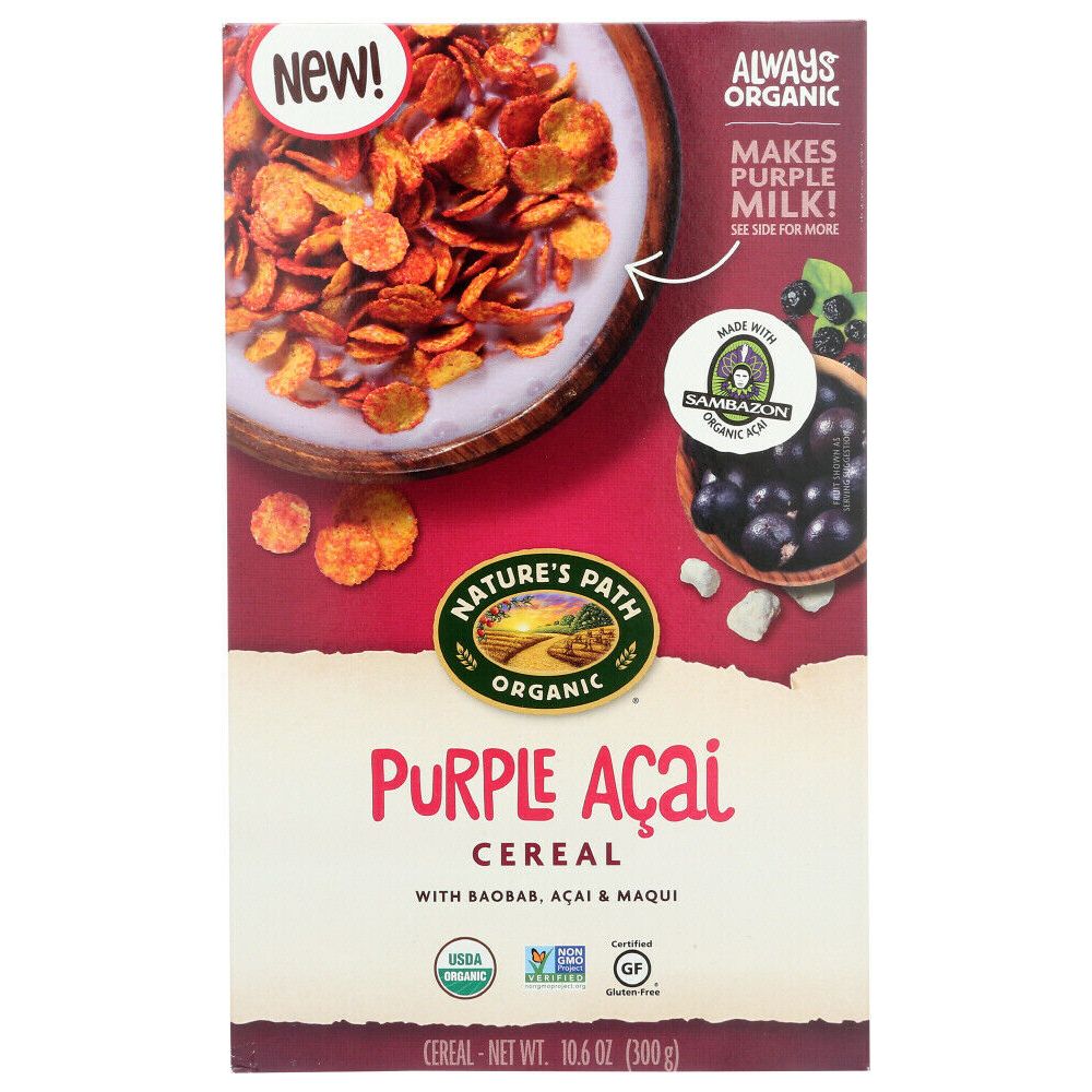 NATURES PATH: Purple Acai Cereal, 10.6 oz - #tag1# - #tag2#