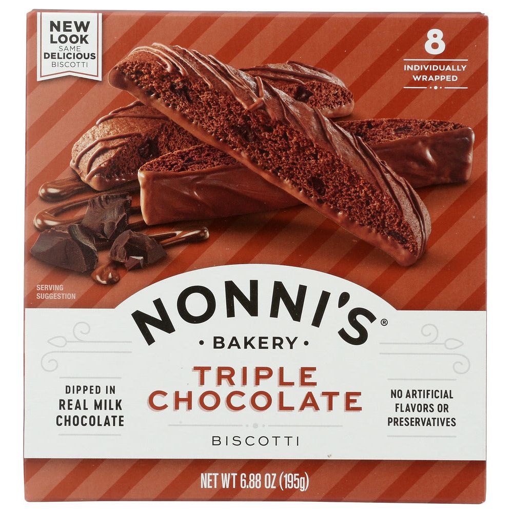 NONNIS: Biscotti Milk Choco Trple, 6.88 oz - #tag1# - #tag2#