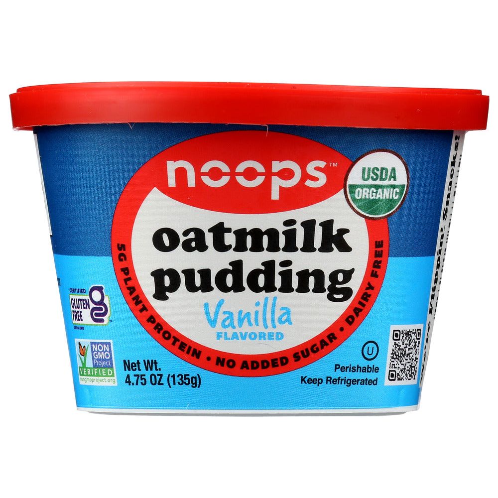 NOOPS: Pudding Oatmilk Vanl Org, 4.75 oz - #tag1# - #tag2#