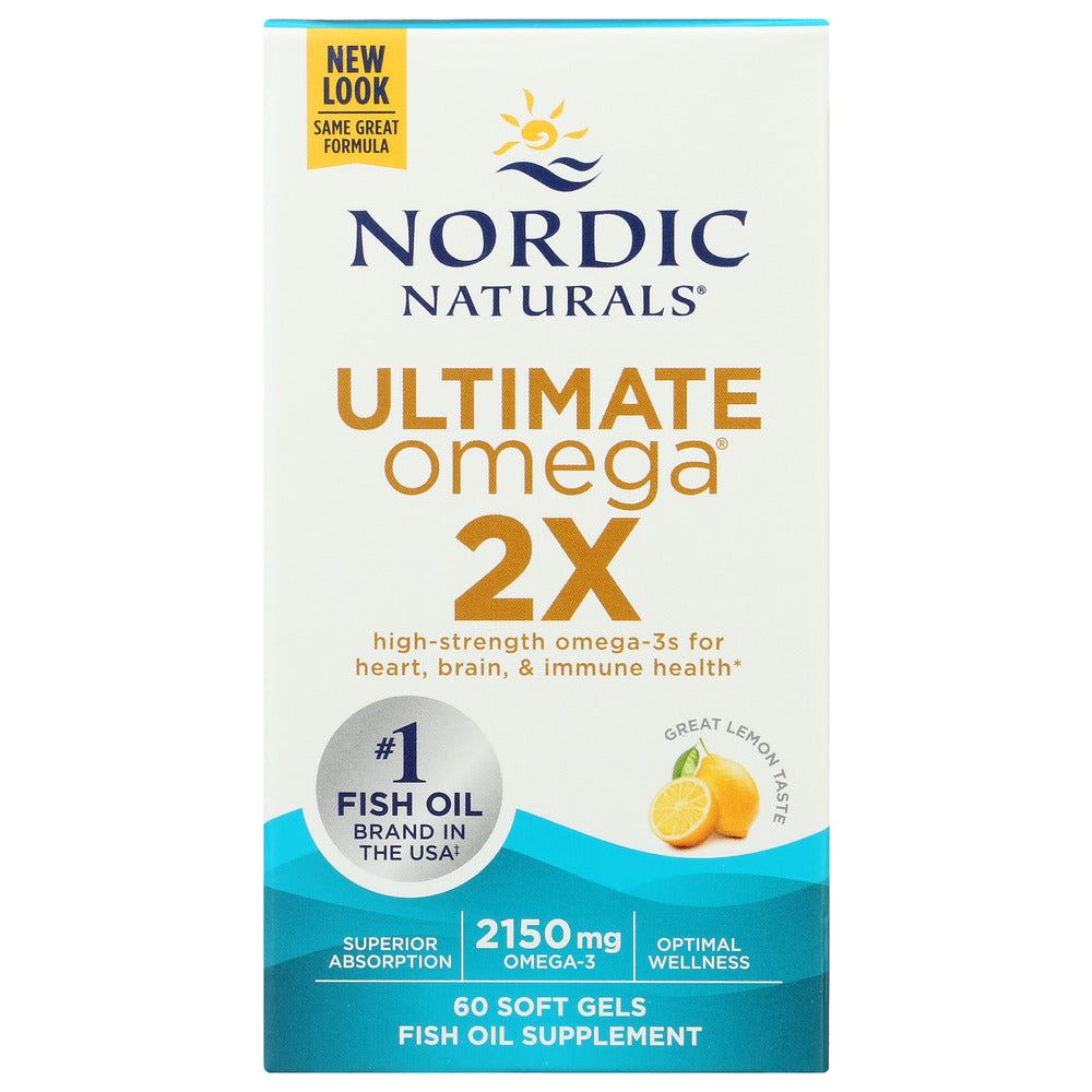 NORDIC NATURALS: Omega Ultimate 2X Lemon, 60 sg - #tag1# - #tag2#