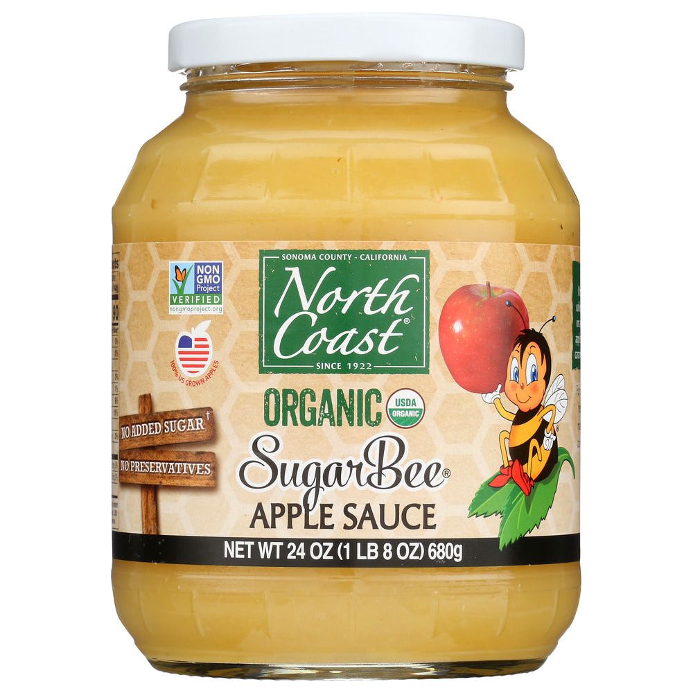 NORTH COAST: Organic Sugarbee Applesauce, 24 oz - #tag1# - #tag2#