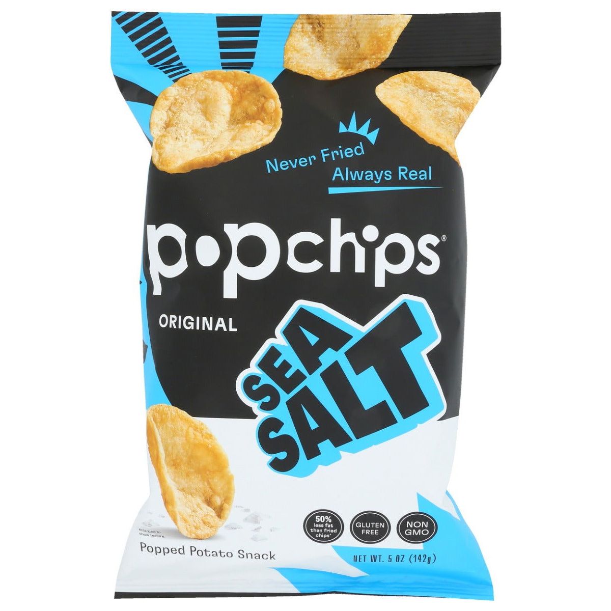POPCHIPS: Chip Sea Salt, 5 oz - Sunshine Co Op. - #tag1# - #tag2# - #tag3# - #tag4#