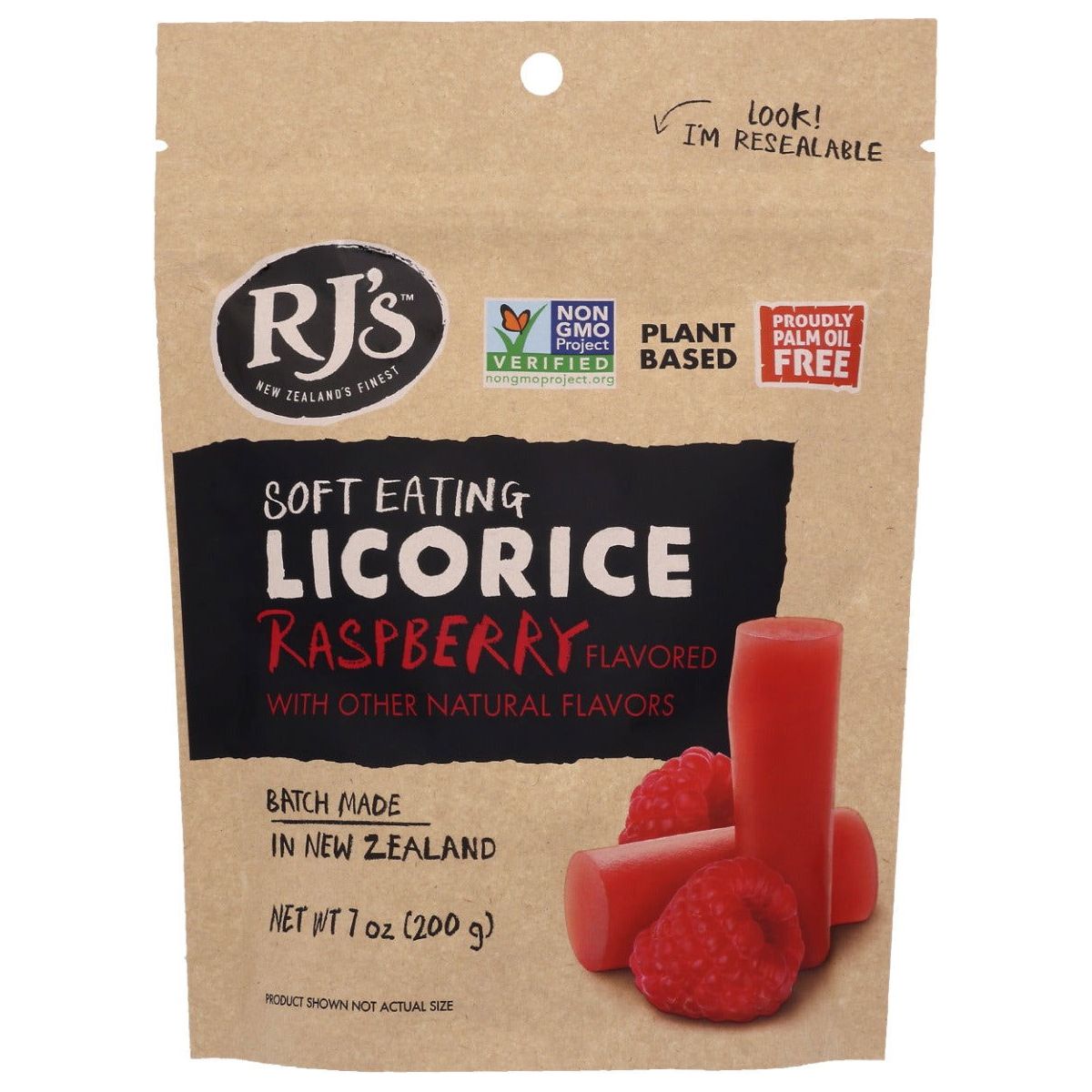 RJS LICORICE: Soft Eating Raspberry Licorice, 7 oz - Sunshine Co Op. - #tag1# - #tag2# - #tag3# - #tag4#