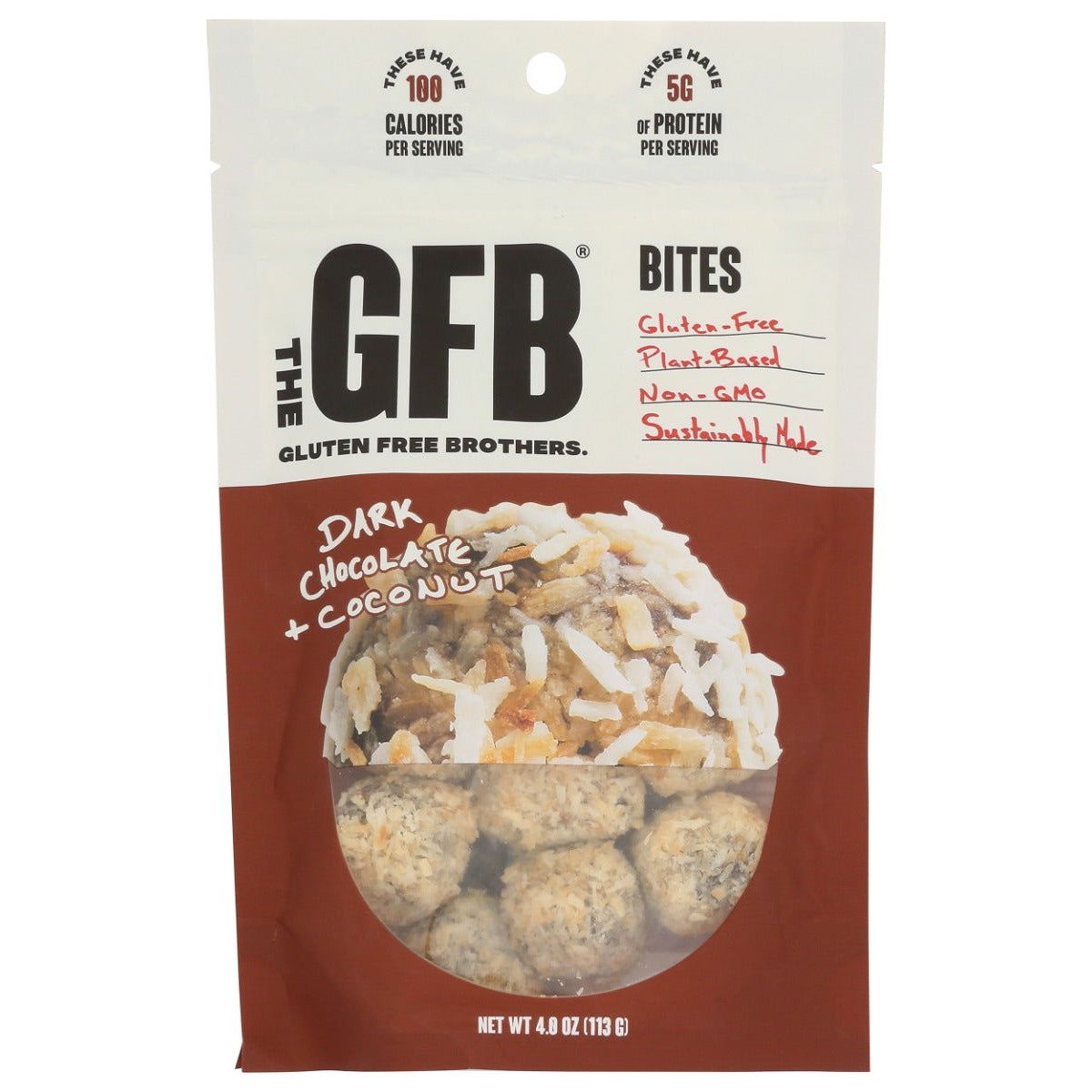 THE GFB: Dark Chocolate Coconut Protein Bites, 4 oz - Sunshine Co Op. - #tag1# - #tag2# - #tag3# - #tag4#