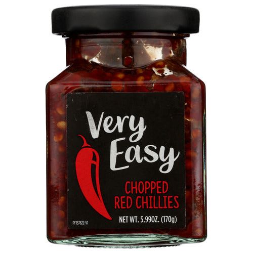 VERY EASY: Chopped Red Chillies, 5.99 oz