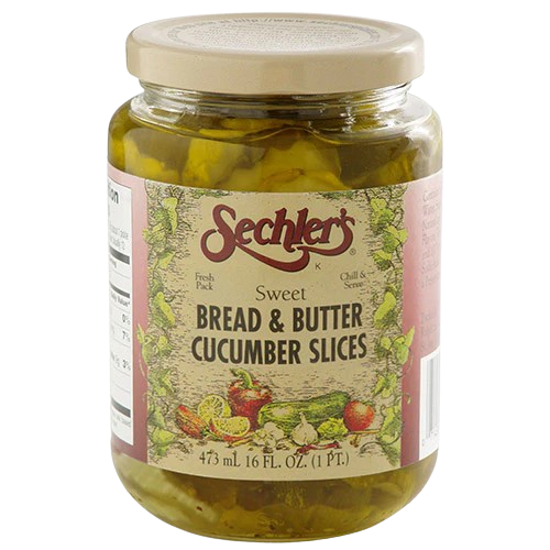 SECHLERS: Bread and Butter Slices, 16 oz