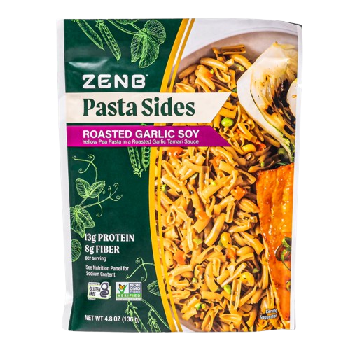 ZENB: Roasted Garlic Soy Pasta Sides, 4.79 oz