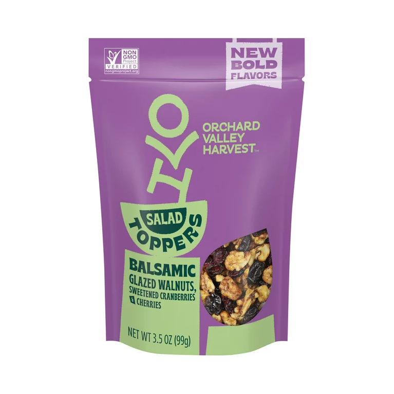ORCHARD VALLEY HARVEST: Balsamic Glazed Walnuts Salad Toppers, 3.5 oz