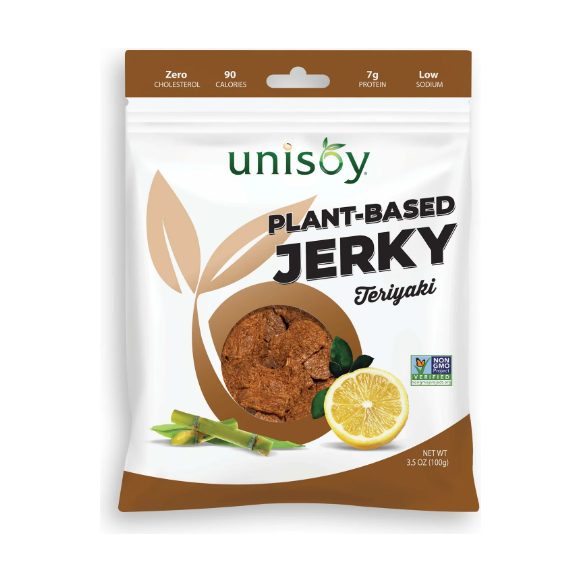 UNISOY: Plant Based Jerky Teriyaki, 3.5 oz