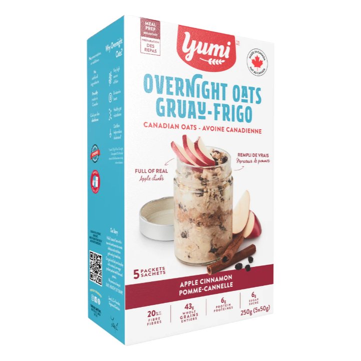 YUMI: Apple Cinnamon Overnight Oats, 8.8 oz