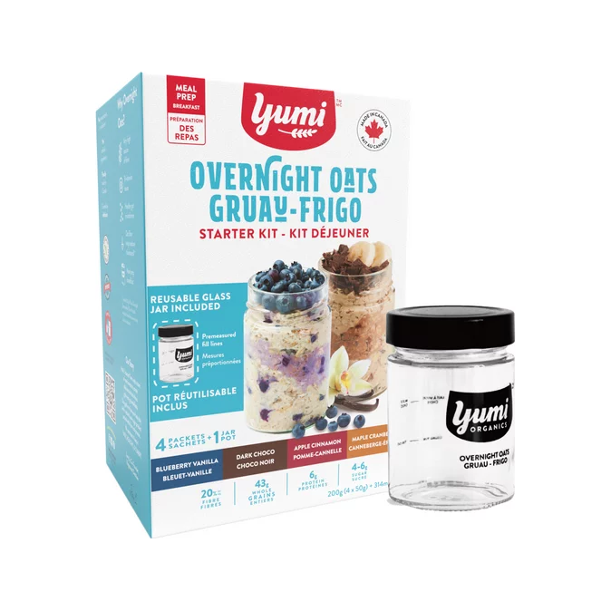 YUMI: Starter Kit Overnight Oats, 7.05 oz