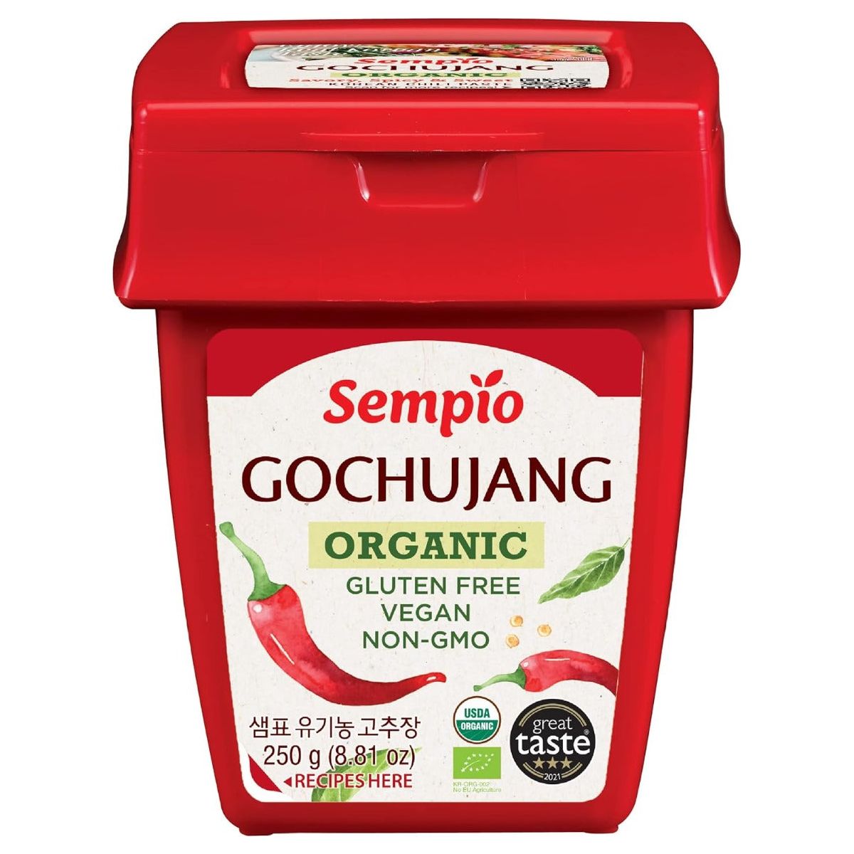SEMPIO: Organic Gochujang, 8.81 oz