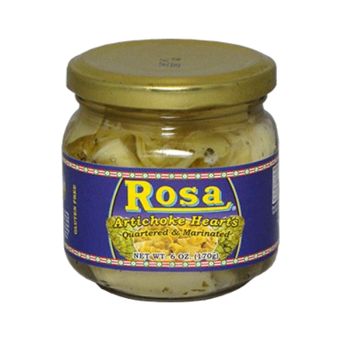 ROSA: Marinated Artichoke Hearts, 6 oz