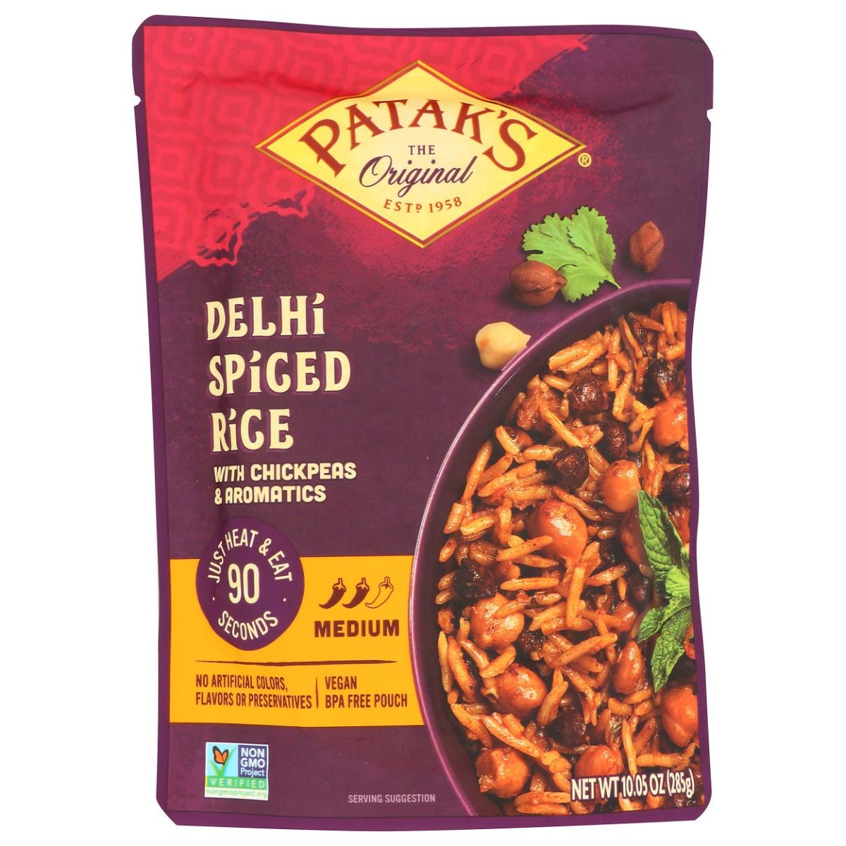 PATAKS: Delhi Spiced Rice, 10.05 oz