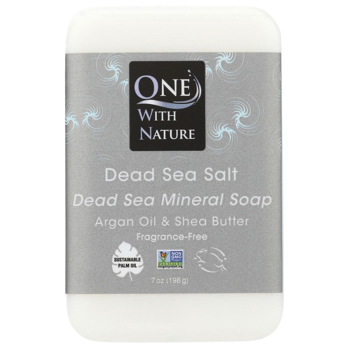 ONE WITH NATURE: Dead Sea Mineral Salt Soap Bar, 7 oz