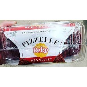 REKO: Cookie Pizzelle Red Vlvt, 7 oz