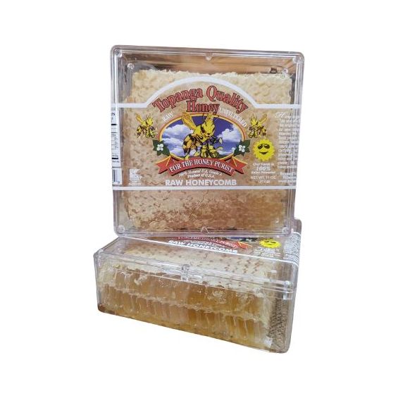 TOPANGA QUALITY HONEY: Honey Comb Square, 11 oz