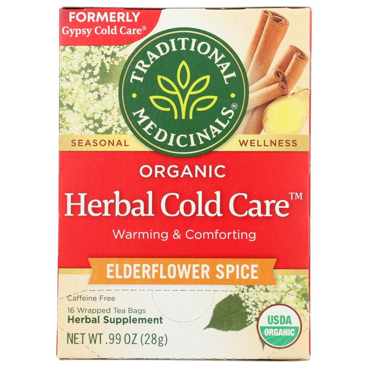 TRADITIONAL MEDICINALS: Herbal Cold Care Tea, 16 bg