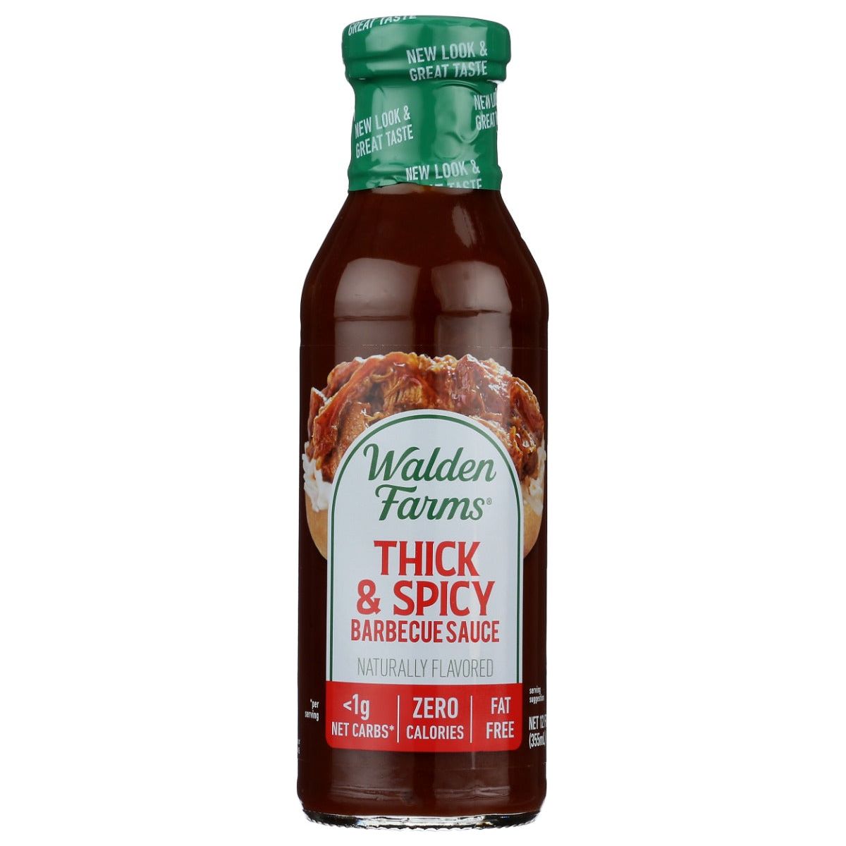 WALDEN FARMS: Thick and Spicy BBQ Sauce, 12 fl