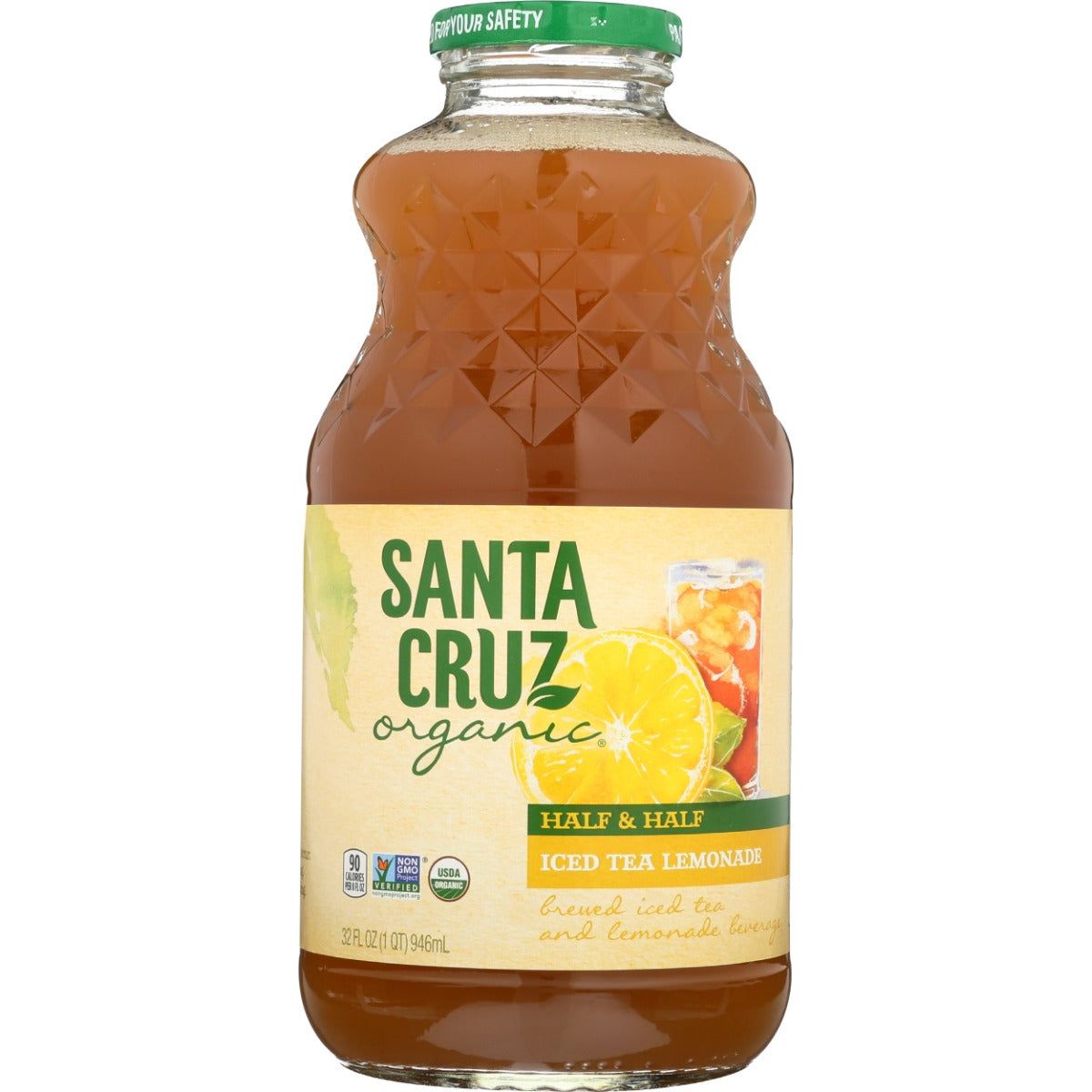 SANTA CRUZ: Half and Half Iced Tea Lemonade, 32 oz