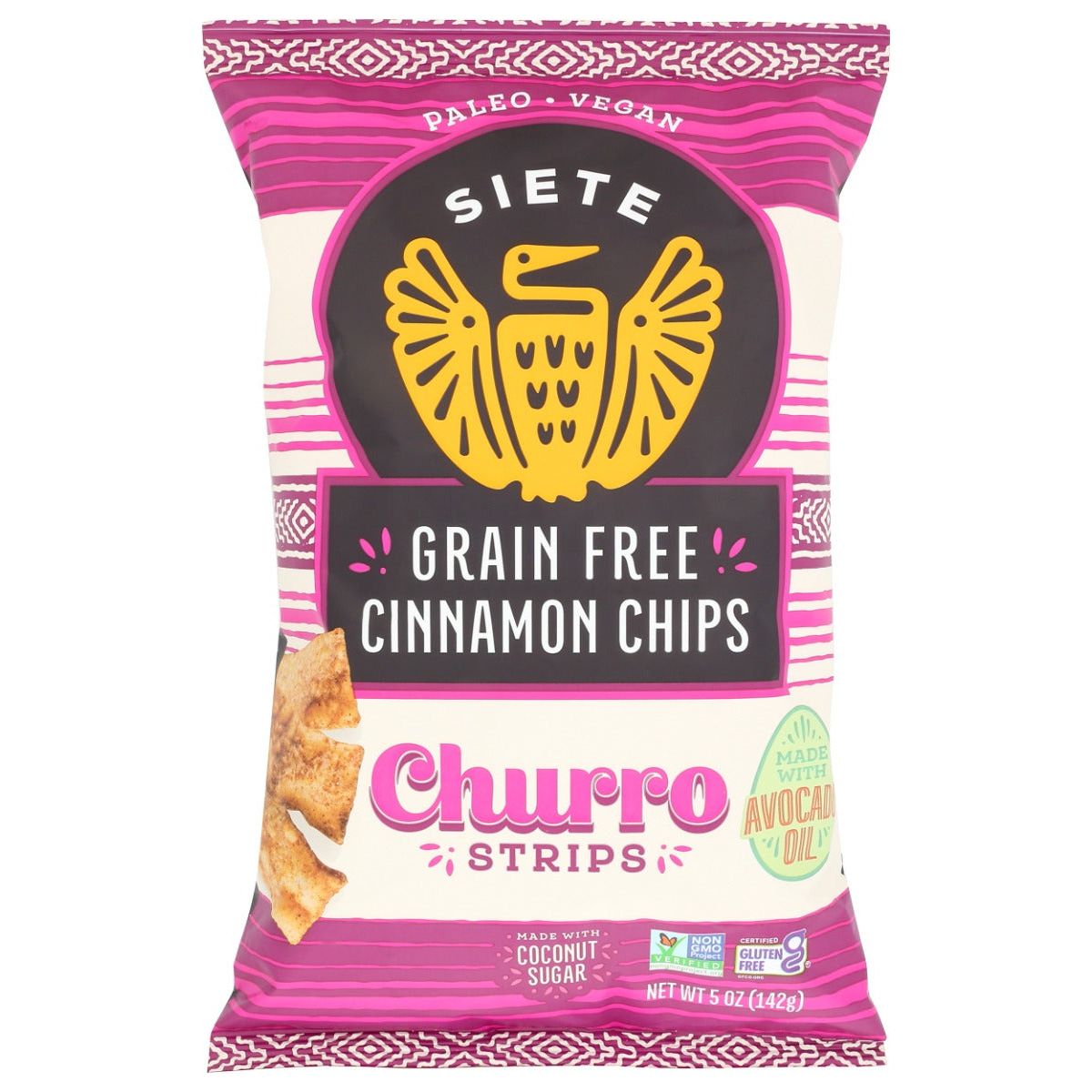 SIETE: Churro Strips, 5 oz