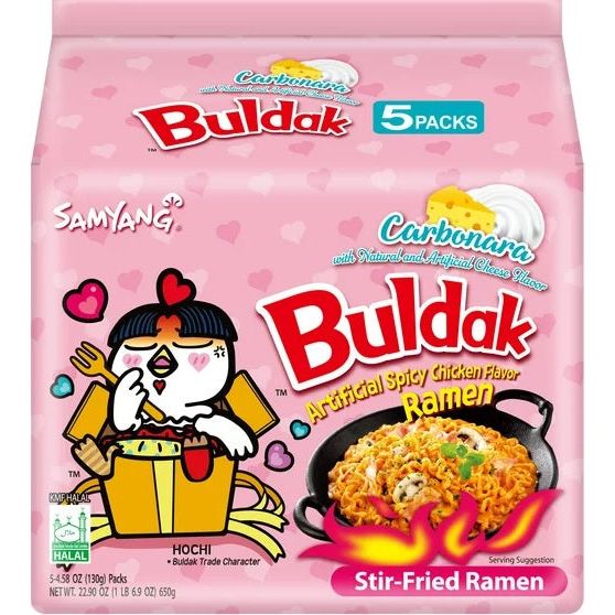 SAMYANG: Ramen Spicy Chicken Carbonara, 1.55 LB